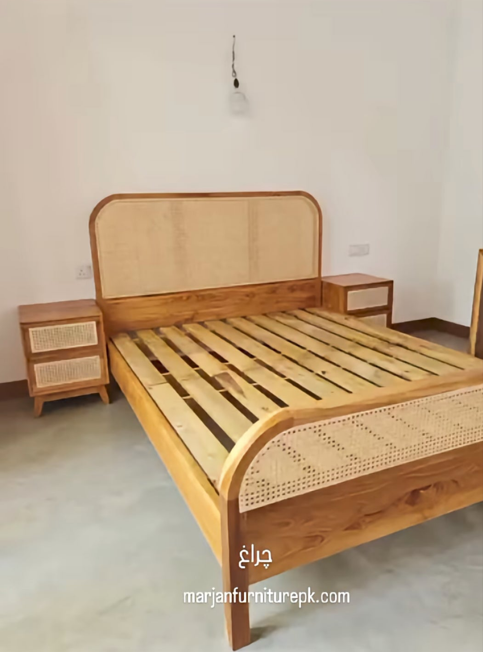 Chirag bed with side tables