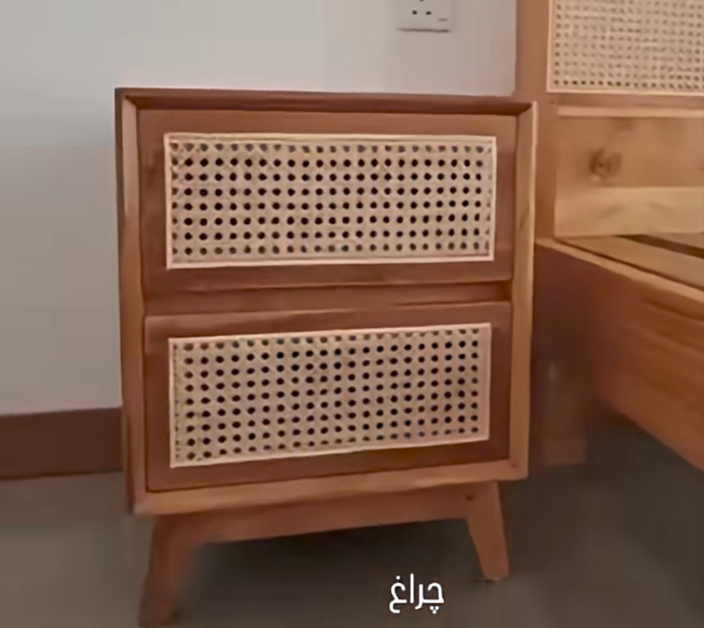 Chirag bed with side tables