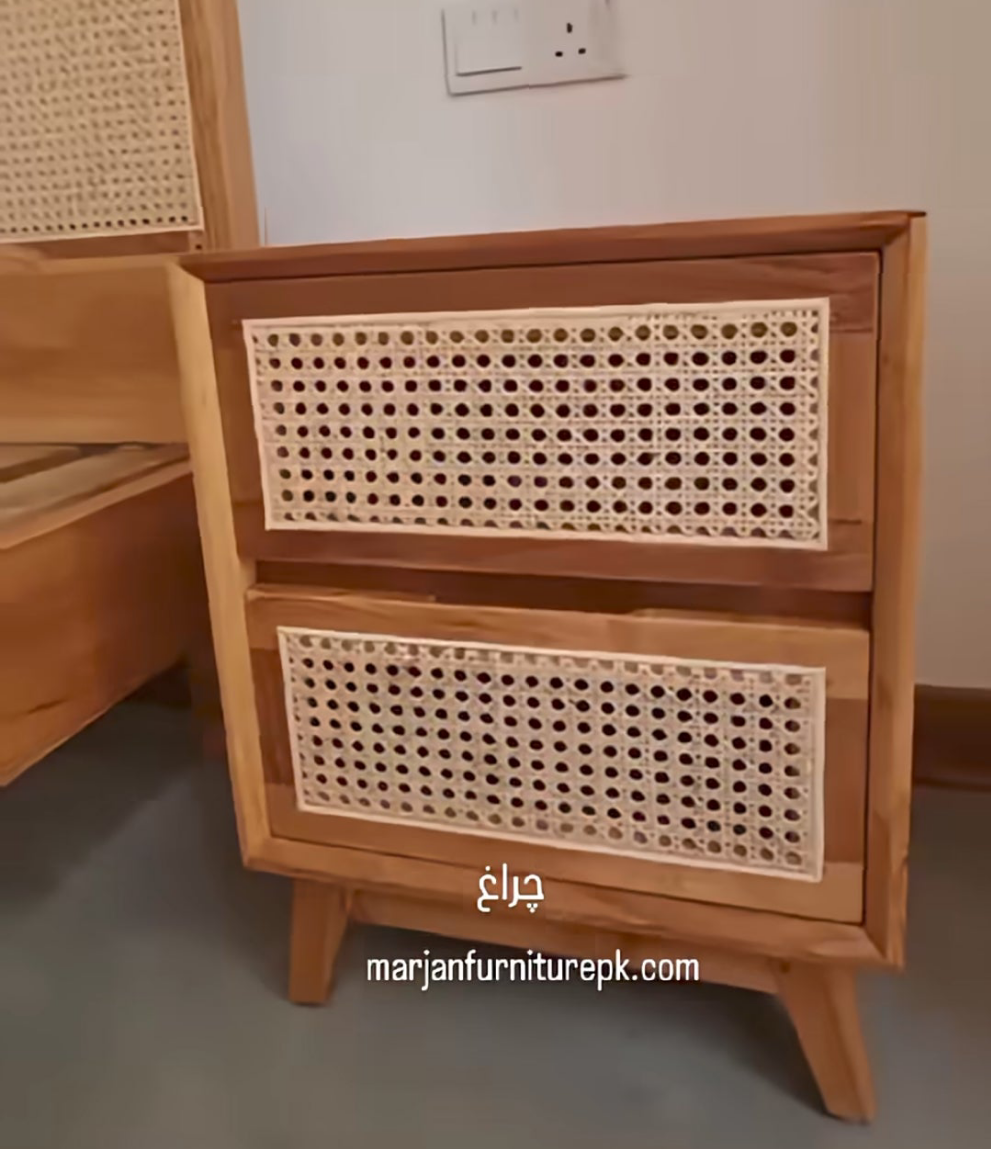 Chirag bed with side tables