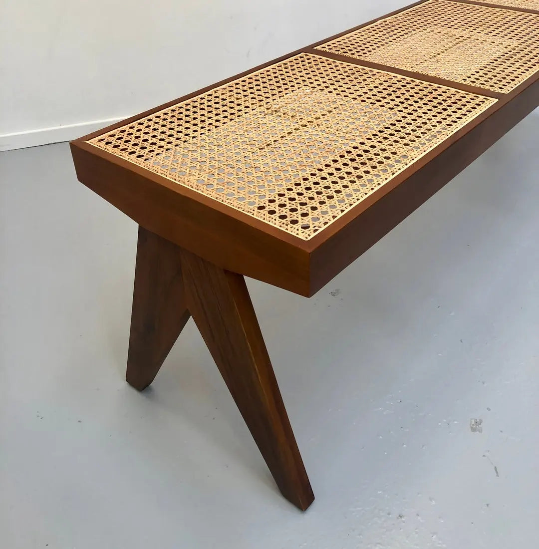 Chandigarh Rattan Bench