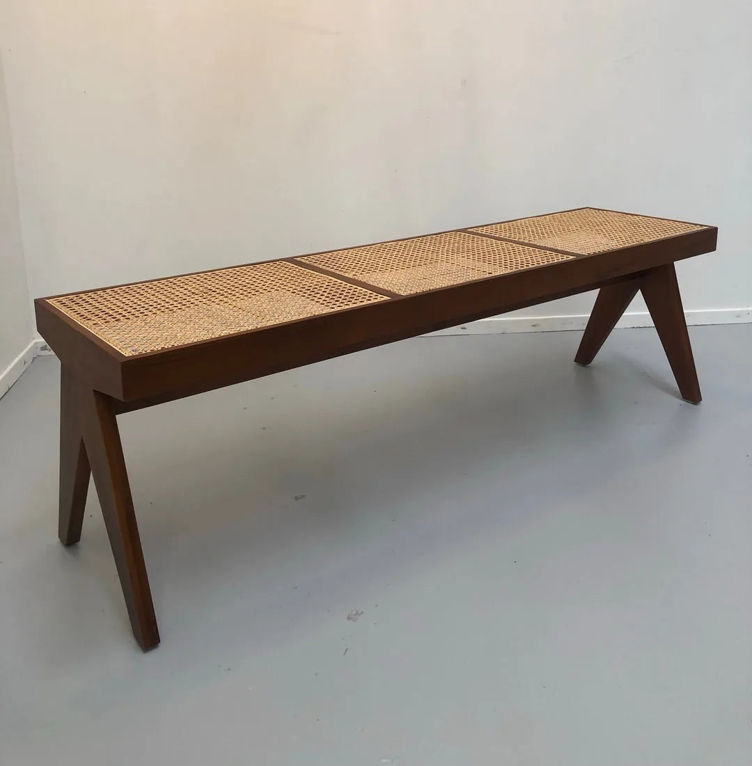 Chandigarh Rattan Bench