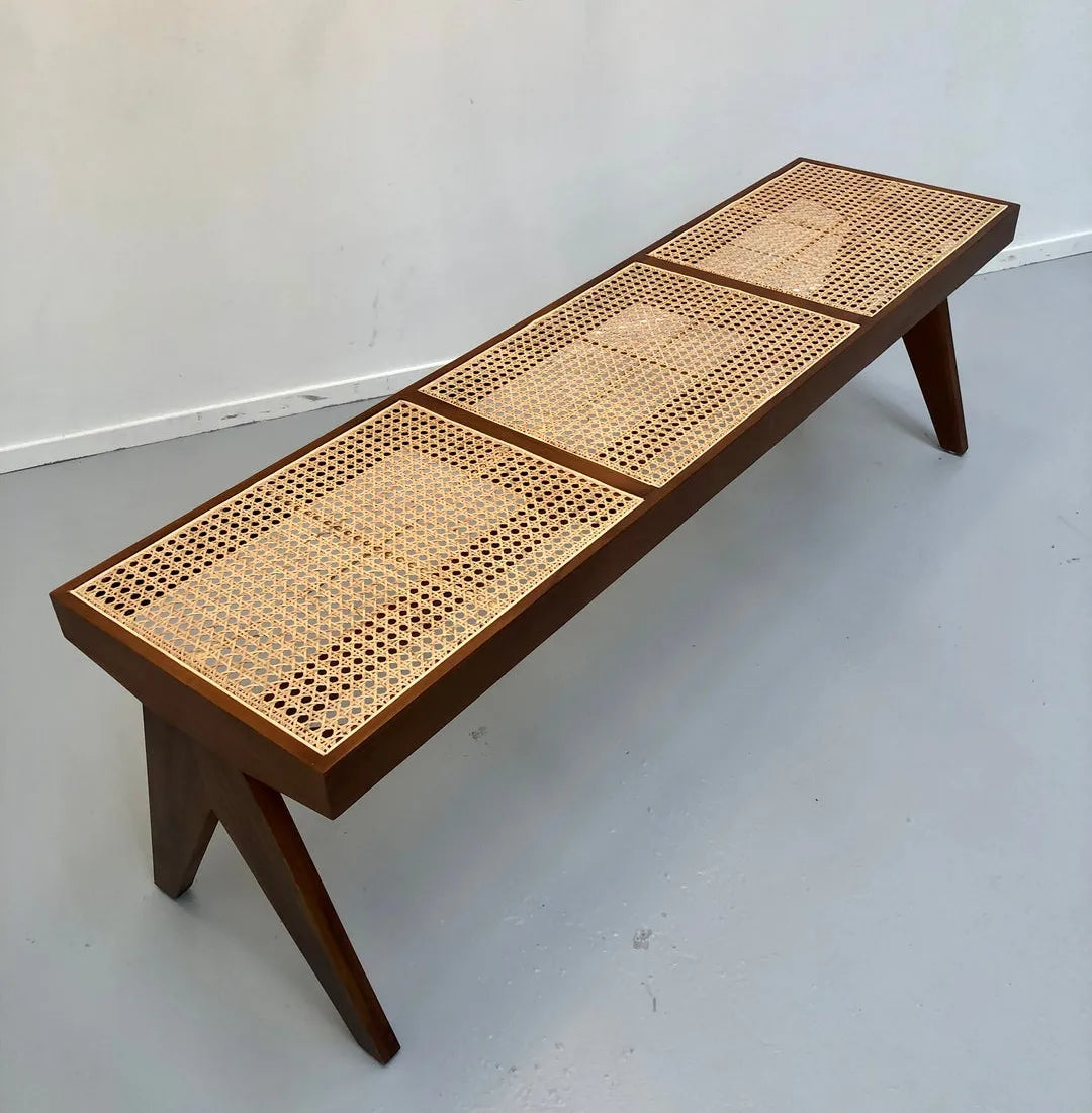 Chandigarh Rattan Bench