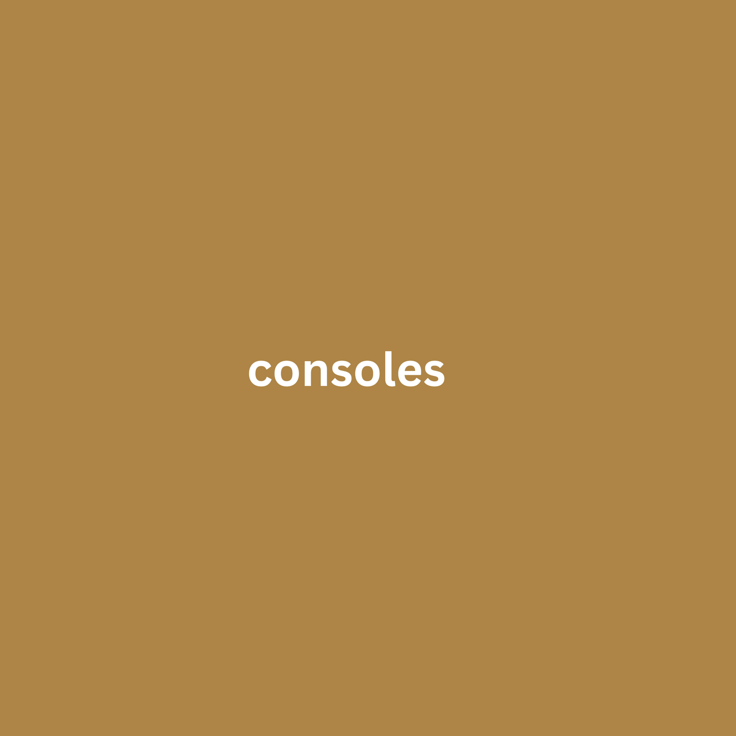 consoles